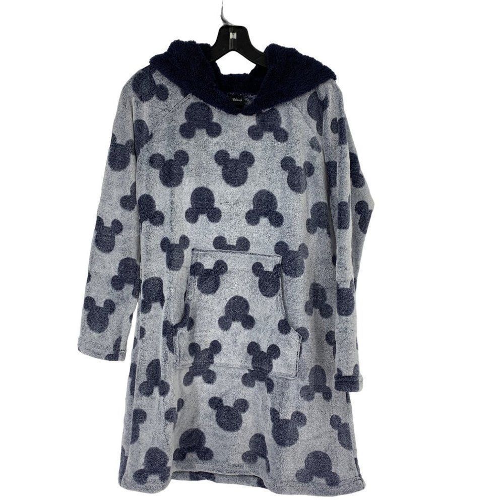 Disney Womens Fleece Robe Sleep Pullover Tunic Mouse PJ Size Small 3050 Dress